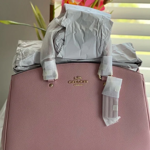 Coach Savannah Carryall large in powder pink - Picture 2 of 6